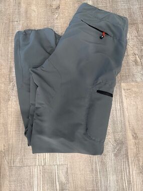 Killtec cargo pants:  Men's Gray Performance Outdoor Pants - Lightweight Stretch
